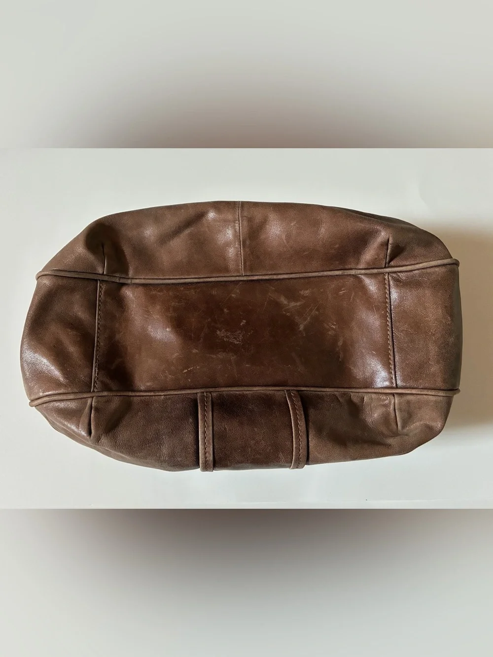 Juicy Couture Brown Leather Hobo Purse~Y2K Juicy Couture Bag